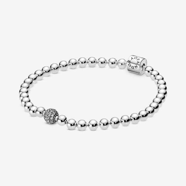 Pandora 598342CZ-20 Beads & Pave Bracelet