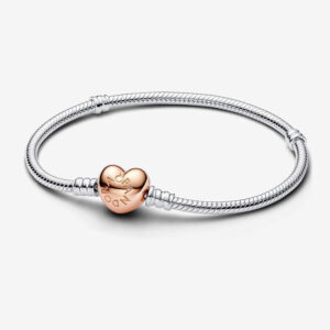 Pandora Moments Heart & Snake Chain Bracelet 16 cm