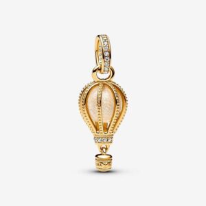 Pandora Sparkling Clear Hot Air Balloon Dangle Charm