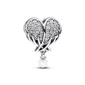 Pandora Sparkling Angel Wings & Heart Charm